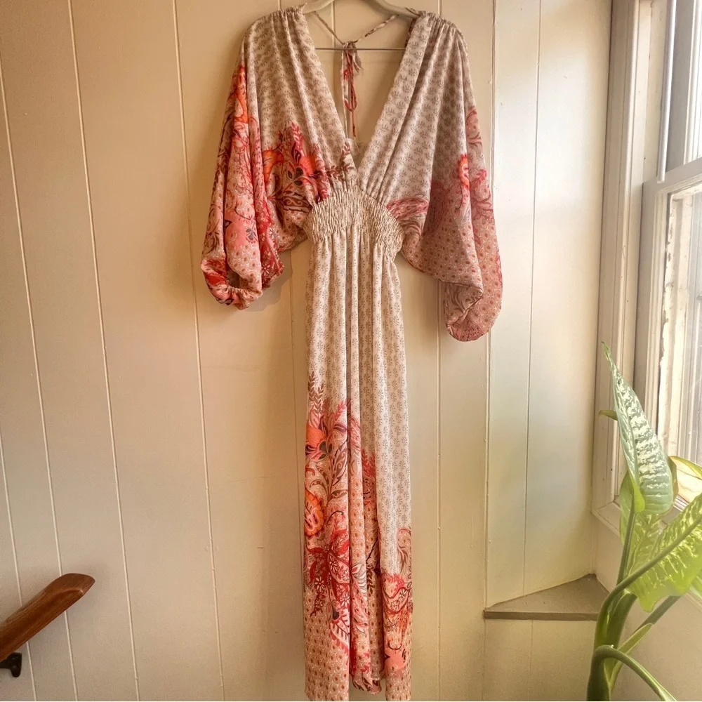 MISA Los Angeles Emala Paisley Print Maxi Dress size XS - Picture 5 of 16